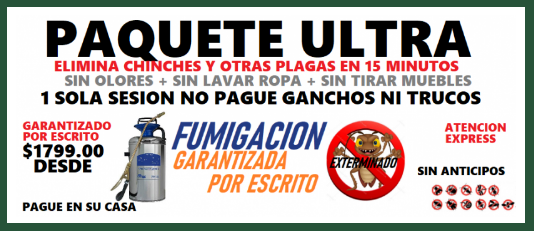 precio de fumigacion 2025